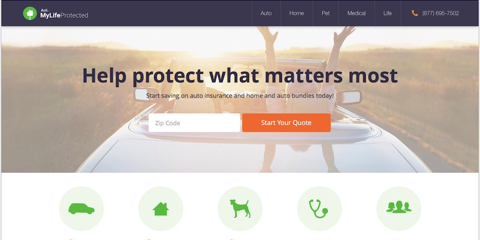 AOL Announces Selection of MyLifeProtected for Custom Digital Insurance Platform